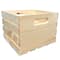 6 Pack: 9.25" x 12.5" x 12.5" Pinewood Crate by Make Market®